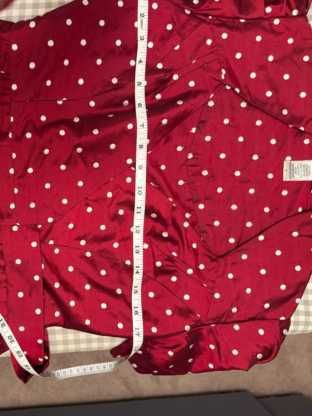 Diane Von Furstenberg Red Polka Dot Wrap Midi Dress - Picture 7 of 7
